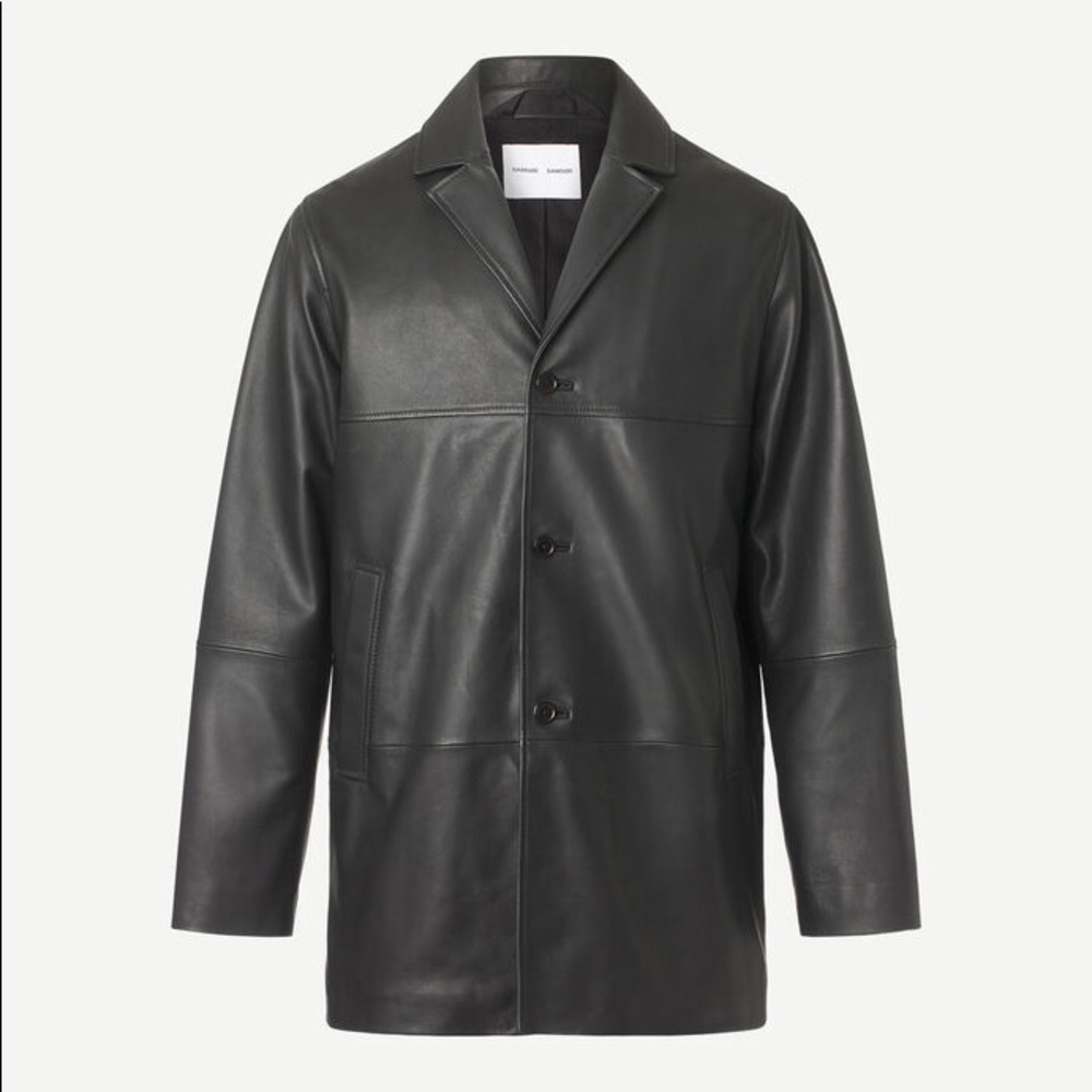 Samsøe Samsøe leather coat - NEW with tags